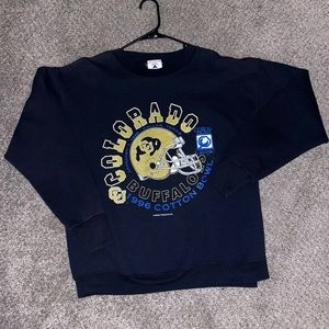 1996 Colorado buffalos crewneck